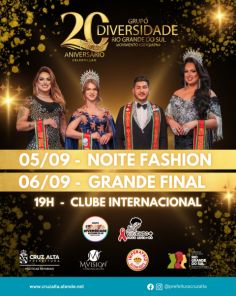 FIM DE SEMANA> Festa da Diversidade RS chega à 20ª edição em Cruz Alta
