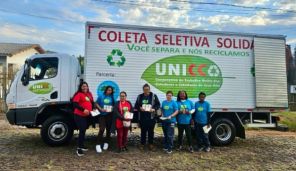 Cooperativa Unicca realiza ação de sensibilização ambiental em Cruz Alta