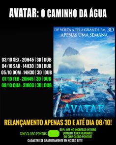 DOMINGO: Confira a programação de filmes  no Cine Globo de Cruz Alta