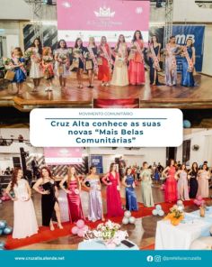 Júlia da Silva Corrêa é escolhida a Mais Bela Comunitária de Cruz Alta