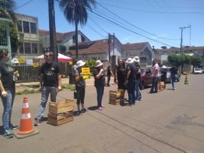 Protesto  em Cruz Alta