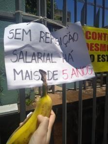 Protesto em Cruz Alta