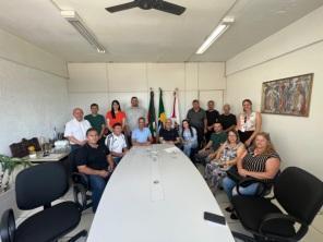 Prefeito em exercício Luciano Ardenghi recebeu o Deputado Pedro Westphalen
