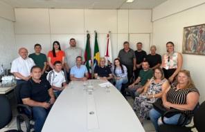 Prefeito em exercício Luciano Ardenghi recebeu o Deputado Pedro Westphalen