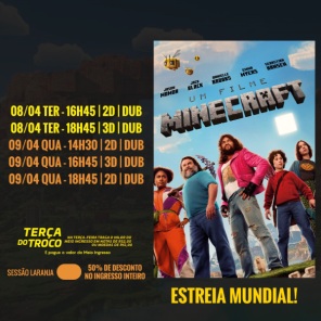 DOMINGO: Confira a programação de filmes  no Cine Globo de Cruz Alta