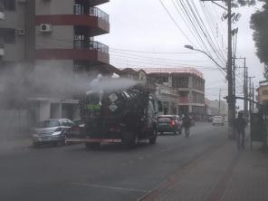 Espaços públicos do município passaram por processo de Sanitização