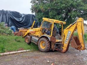 Após chuvas, muro do cemitério municipal de Cruz Alta desaba