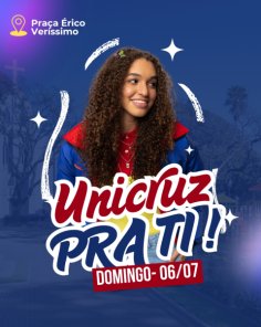 NESTE DOMINGO> Unicruz pra Ti a partir das 14h30 na Praça Erico Verissimo