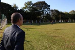 Prefeito em exercício Gustavo Bilibio visitou o projeto AABB Comunidade 