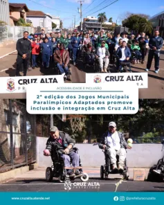 Jogos Paralímpicos Adaptados reúnem participantes em Cruz Alta
