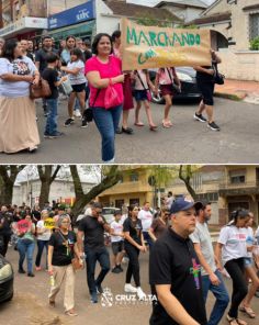 Cruz Alta realiza 5ª Marcha para Jesus com união das igrejas evangélicas