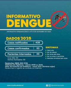 DENGUE: Cruz Alta não registra nenhum caso no boletim da semana