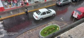 Chuva de verão na tarde em Cruz Alta