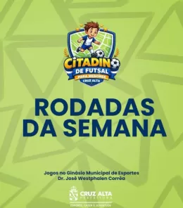 Rodadas do Citadino para Menores seguem no Ginásio Municipal