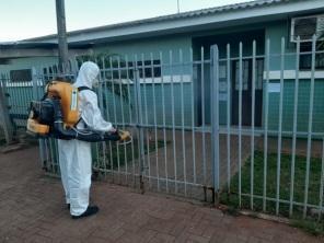 Cruz Alta passa por processo de sanitização em locais públicos 