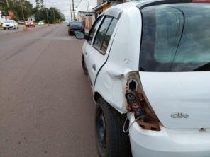 Motociclista fica ferido em acidente na Avenida Xavantes em Cruz Alta