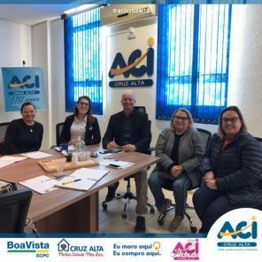 Parceria firmada entre ACI Cruz Alta e Rotary Clube Ana Terra para palestra