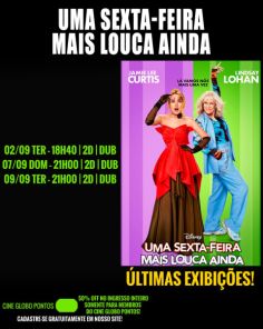 CINE GLOBO> Confira os filmes e o evento musical neste sábado em Cruz Alta
