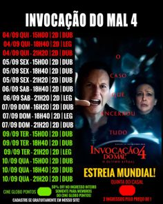 CINE GLOBO> Confira os filmes e o evento musical neste sábado em Cruz Alta