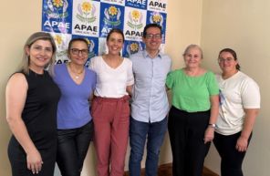 Dr. Paula e Rafael Braga tratam de novos investimentos para APAE de Cruz Alta