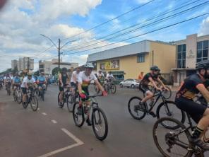 Passeio Ciclístico no sábado fez parte da programação 16 dias de ativismo