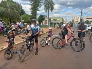 Passeio Ciclístico no sábado fez parte da programação 16 dias de ativismo