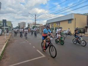 Passeio Ciclístico no sábado fez parte da programação 16 dias de ativismo