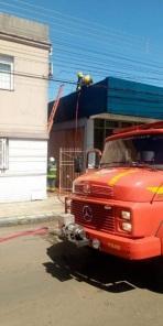 Princípio de incêndio em agência bancária é registrado em Cruz Alta