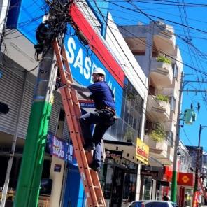 Defesa Civil e força tarefa seguem na retirada de fios e cabos em desuso 