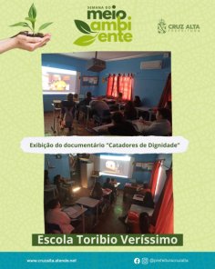 Catadores ganham voz em documentário exibido nas escolas de Cruz Alta