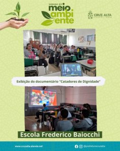 Catadores ganham voz em documentário exibido nas escolas de Cruz Alta