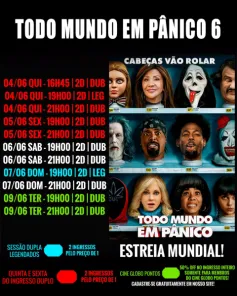 DOMINGO> Confira a programação de filmes no Cine Globo de Cruz Alta