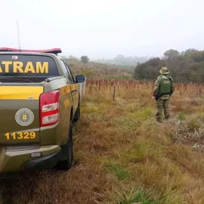 Brigada fiscaliza Plano de Recuperação de Área Degradada em Cruz Alta