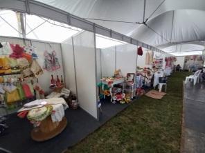 FENATRIGO: pavilhão do artesanato local reúne mais de quarenta artesãos