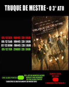 CINEMA> Confira os filmes em Cartaz neste sábado em Cruz Alta