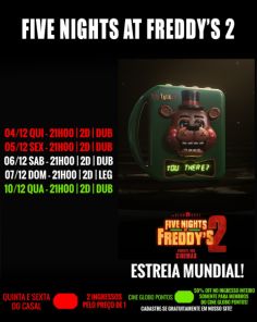 CINEMA> Confira os filmes em Cartaz neste sábado em Cruz Alta