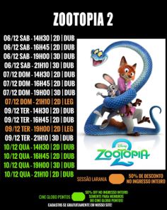 DOMINGO: Confira a programação de filmes  no Cine Globo de Cruz Alta