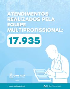 ESFs realizam mais de 4,3 mil visitas domiciliares em Cruz Alta