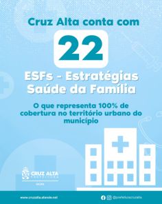 ESFs realizam mais de 4,3 mil visitas domiciliares em Cruz Alta