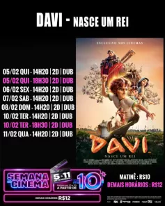 DOMINGO: Confira a programação de filmes no Cine Globo de Cruz Alta