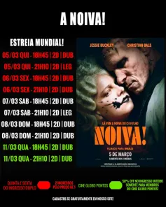 DOMINGO: Confira a programação de filmes no Cine Globo de Cruz Alta