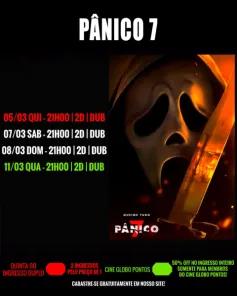 DOMINGO: Confira a programação de filmes no Cine Globo de Cruz Alta