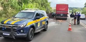TRÂNSITO> Colisão frontal deixa vítima fatal na BR-285 entre Bozano e Panambi