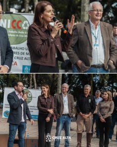 Unicca firma contrato com Prefeitura e recebe caminhões e equipamentos