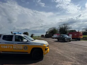RSC-377> Colisão frontal entre Cruz Alta e Ibirubá deixa mulher ferida