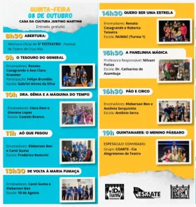 Festeatro começa nesta quinta-feira com oito espetáculos em Cruz Alta