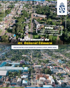CONCLUÍDA>A obra de infraestrutura da Av, General Câmara em Cruz Alta