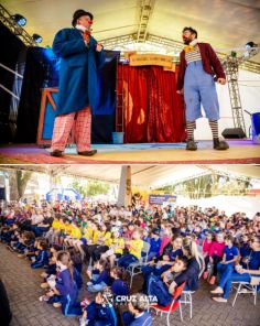 FEIRA DO LIVRO> As aventuras do Avião Vermelho foi uma das atrações da quinta
