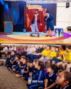 FEIRA DO LIVRO> As aventuras do Avião Vermelho foi uma das atrações da quinta