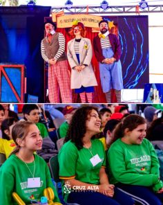 FEIRA DO LIVRO> As aventuras do Avião Vermelho foi uma das atrações da quinta